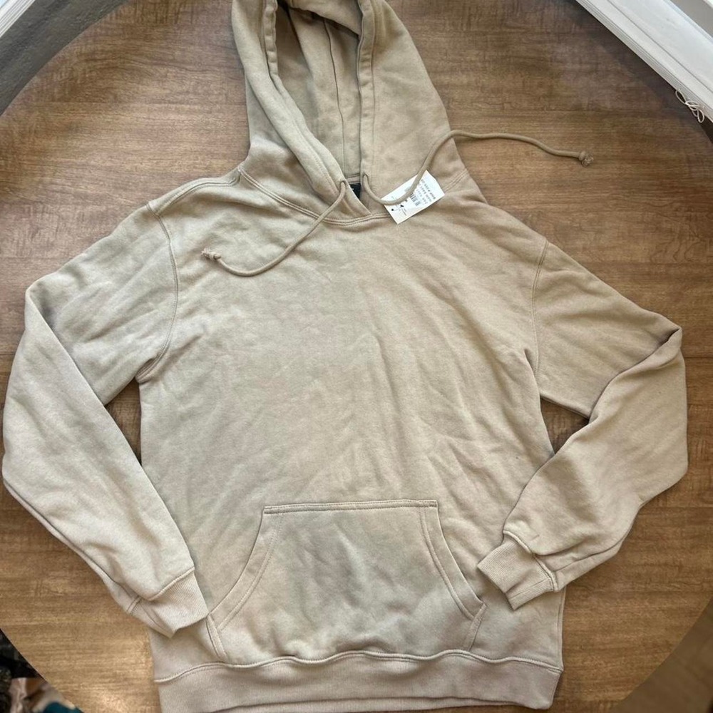 'NWT 100% Cotton Tan hoodie
